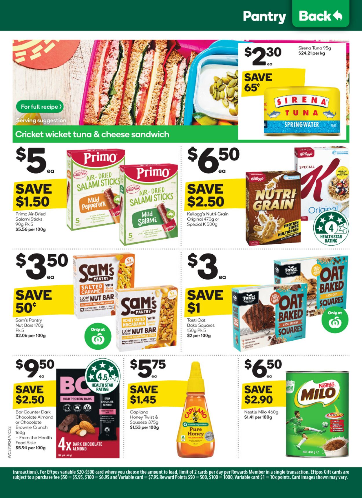 Catalogue Woolworths 27.09.2023 - 03.10.2023