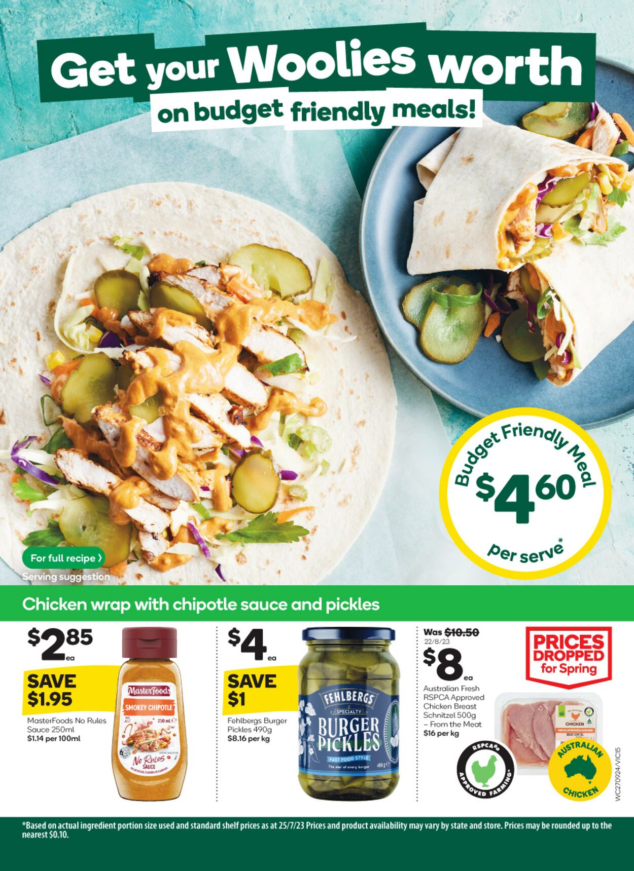 Catalogue Woolworths 27.09.2023 - 03.10.2023