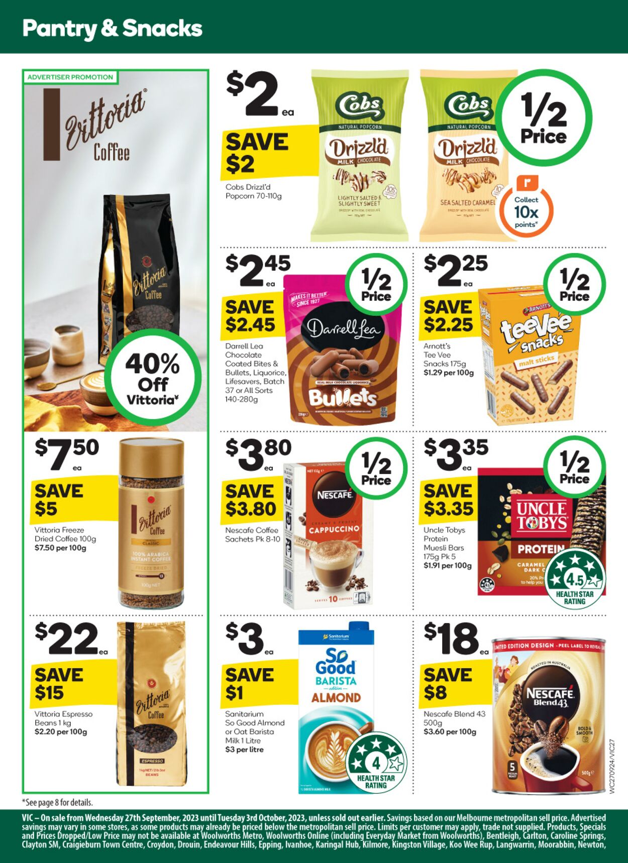 Catalogue Woolworths 27.09.2023 - 03.10.2023