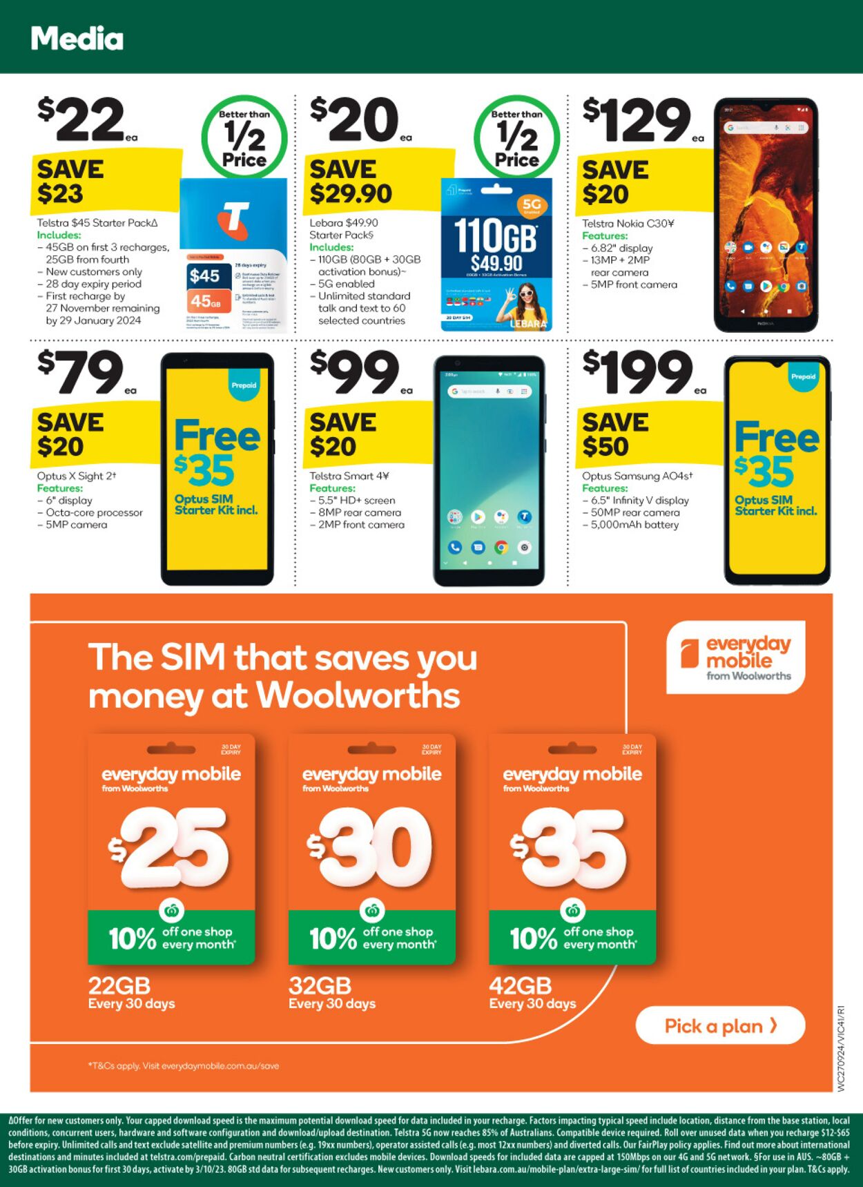 Catalogue Woolworths 27.09.2023 - 03.10.2023