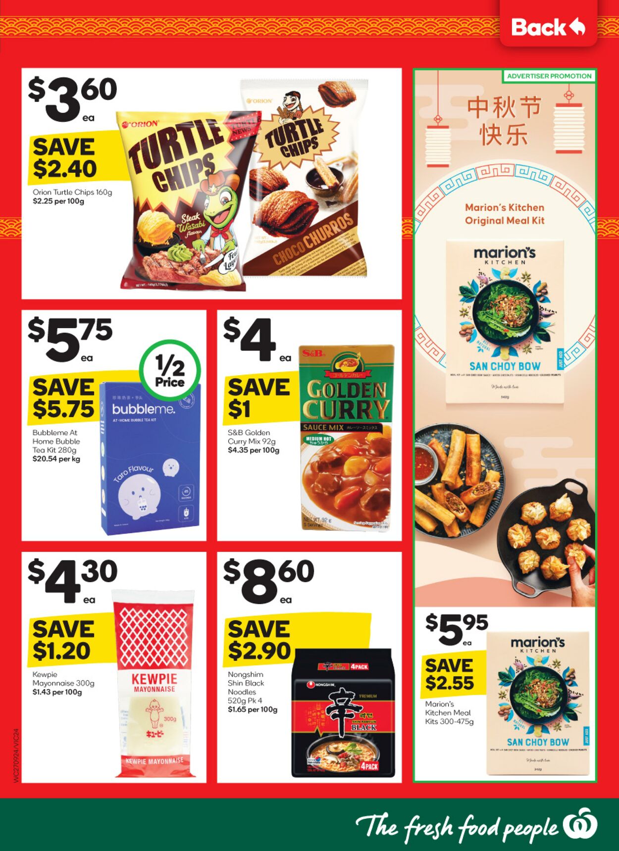 Catalogue Woolworths 27.09.2023 - 03.10.2023