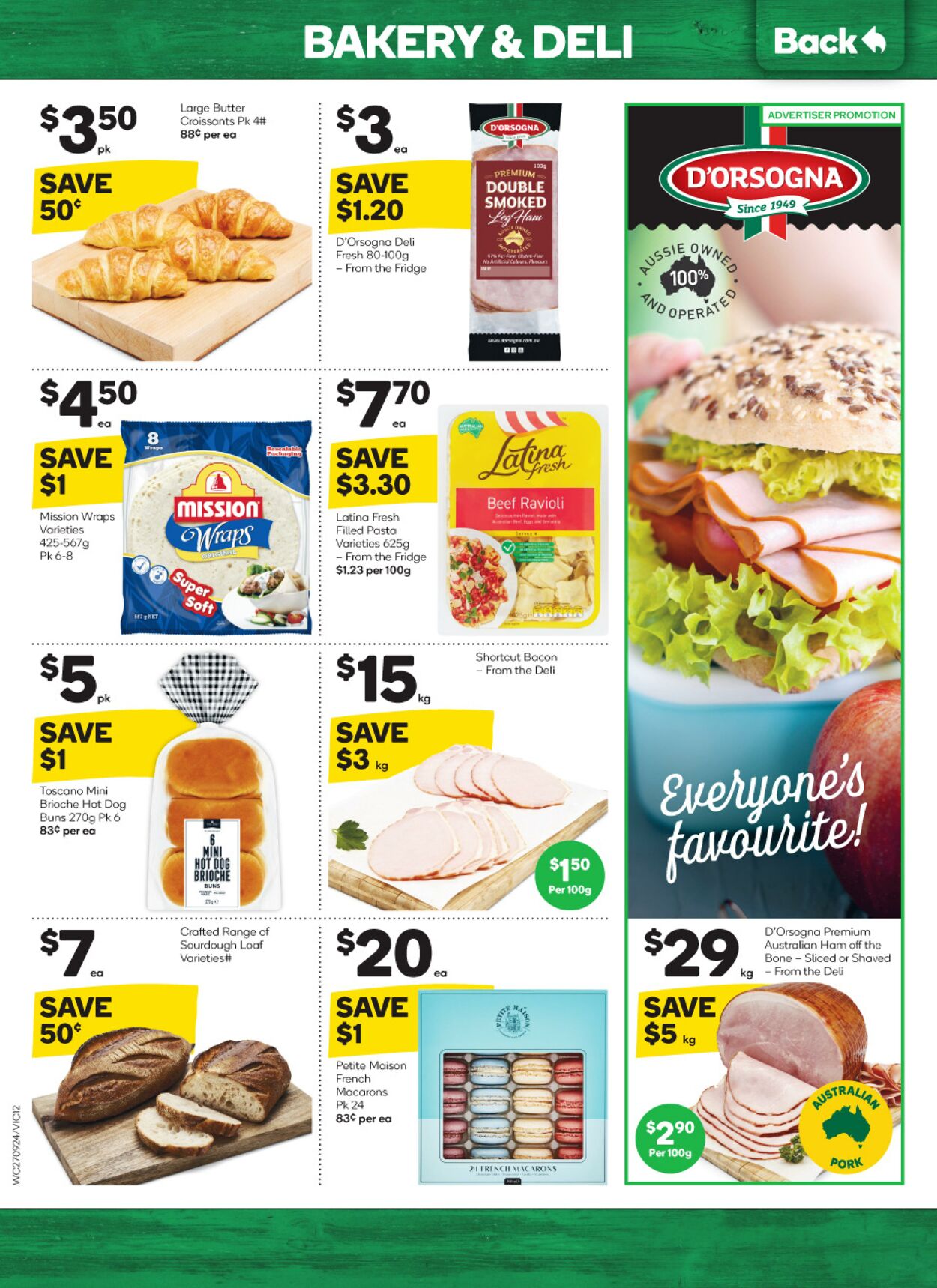 Catalogue Woolworths 27.09.2023 - 03.10.2023