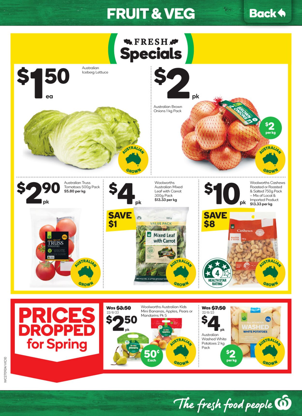 Catalogue Woolworths 27.09.2023 - 03.10.2023