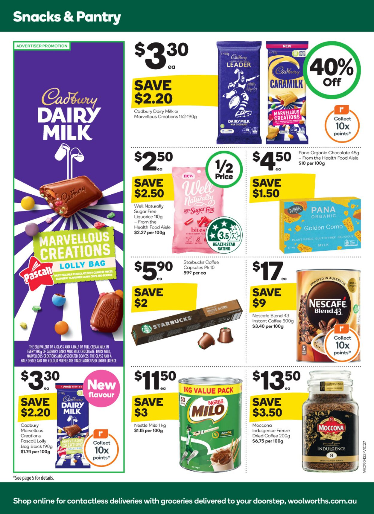 Catalogue Woolworths 19.04.2023 - 25.04.2023