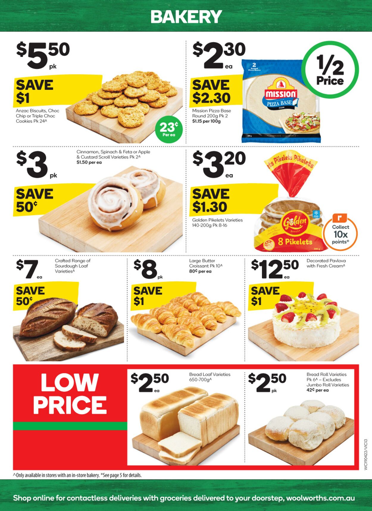 Catalogue Woolworths 19.04.2023 - 25.04.2023