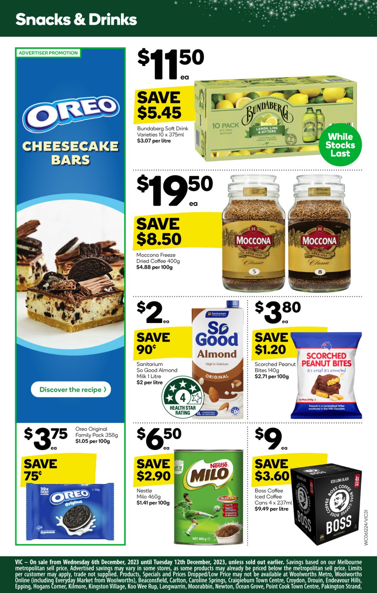 Catalogue Woolworths 06.12.2023 - 12.12.2023