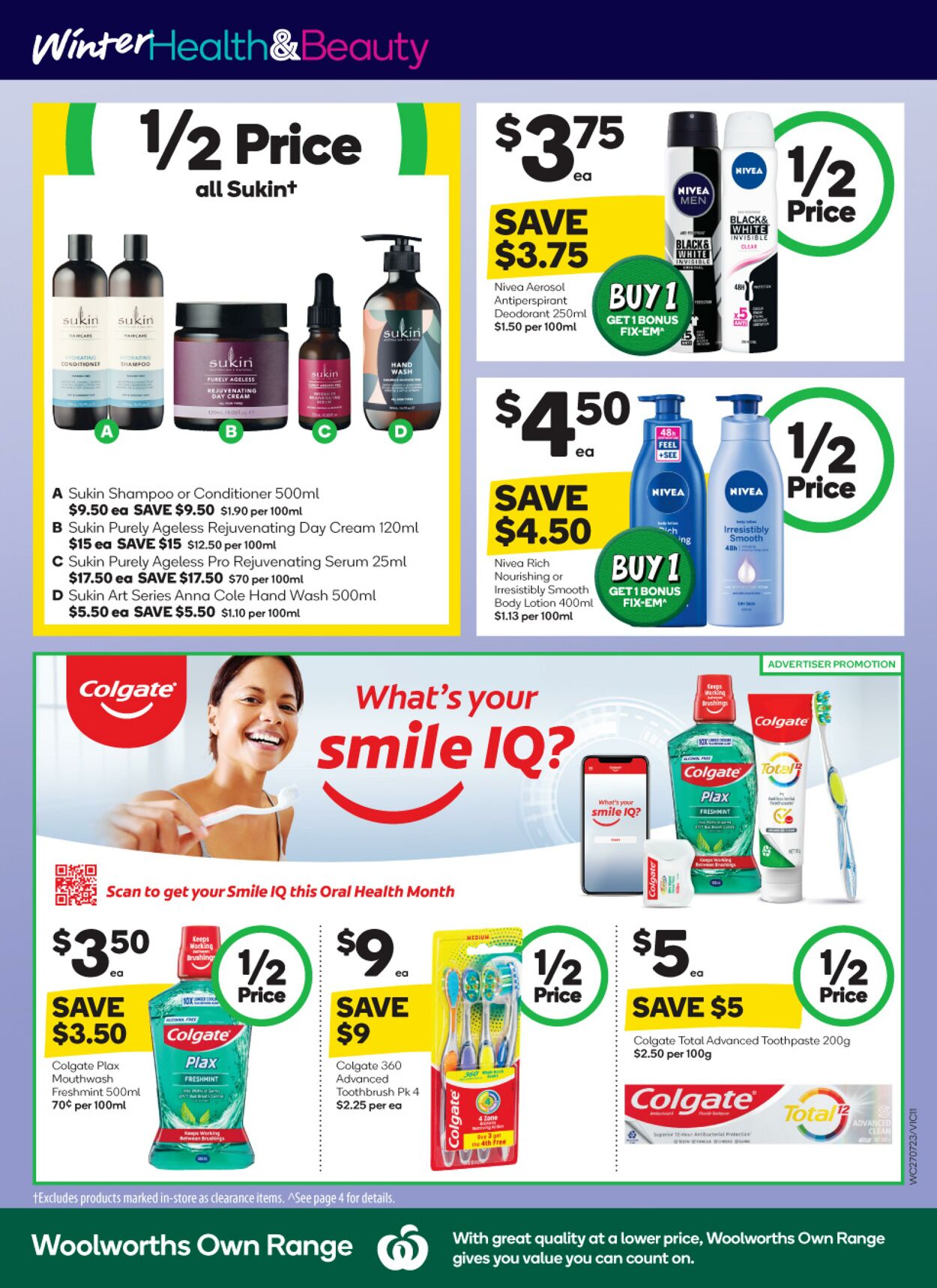 Catalogue Woolworths 03.08.2022 - 09.08.2022