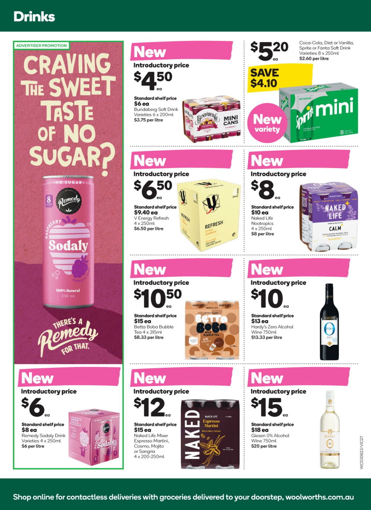 Catalogue Woolworths 03.08.2022 - 09.08.2022