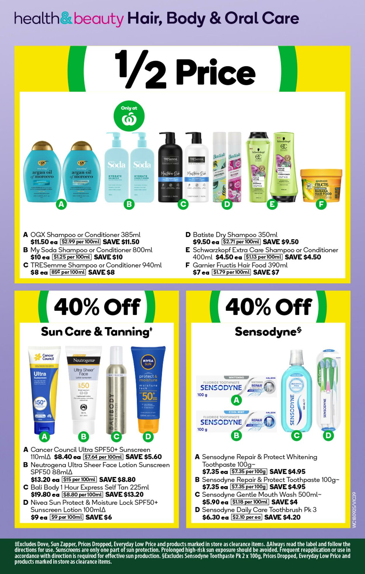 Catalogue Woolworths 18.09.2024 - 24.09.2024