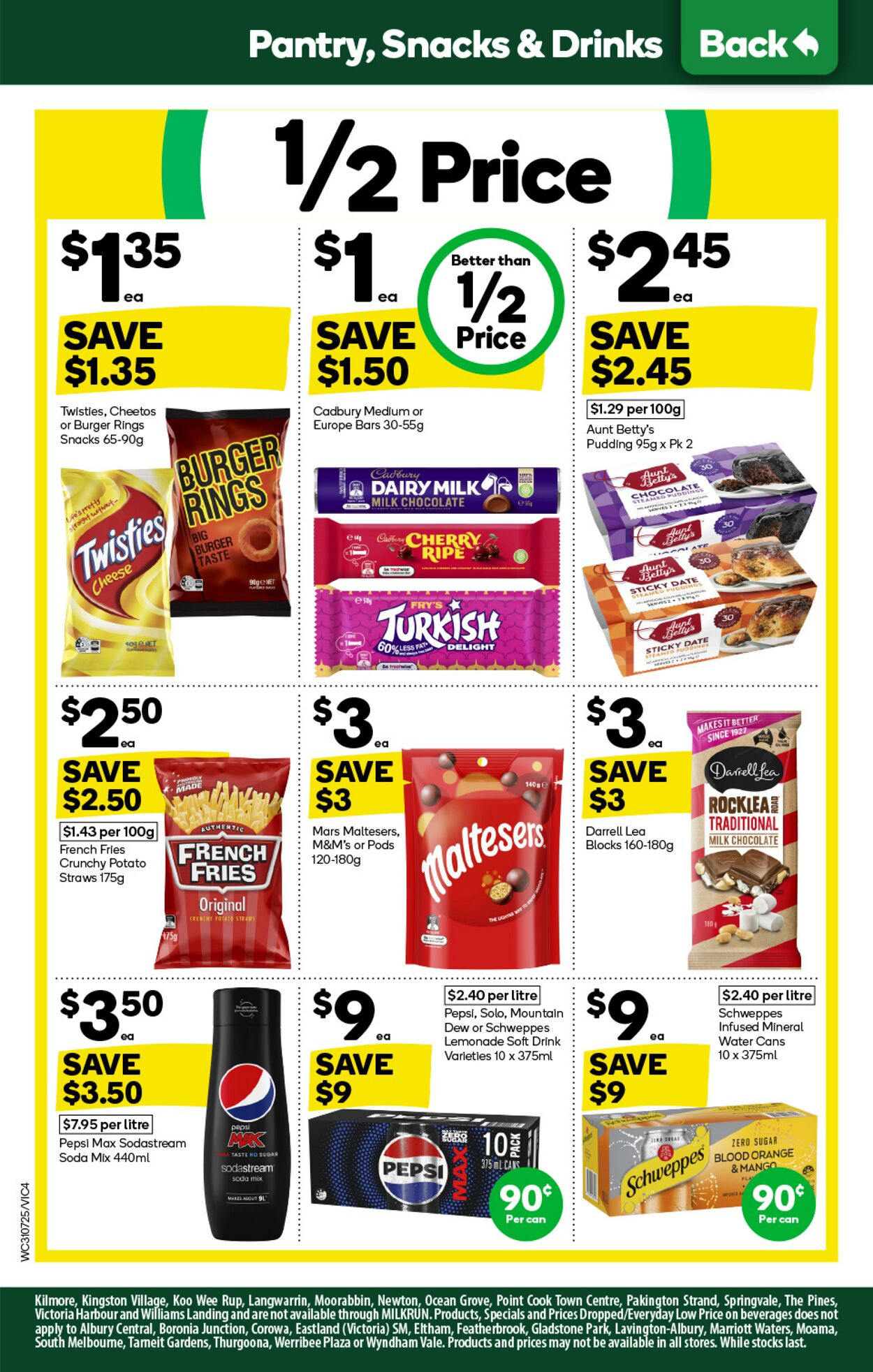 Catalogue Woolworths 31.07.2024 - 06.08.2024