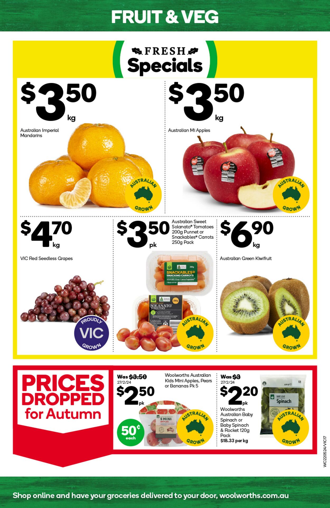 Catalogue Woolworths 22.05.2024 - 28.05.2024