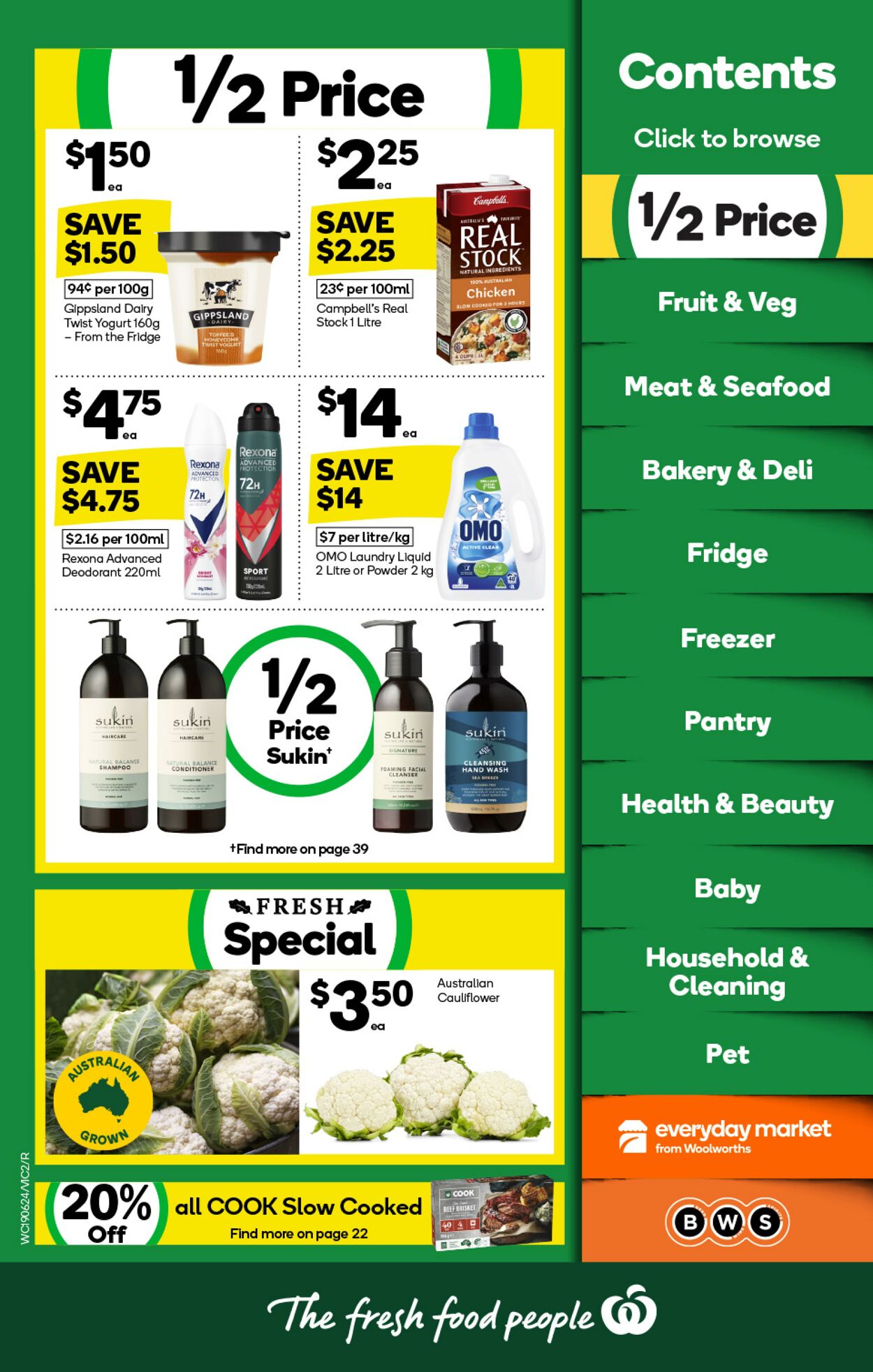 Catalogue Woolworths 19.06.2024 - 25.06.2024