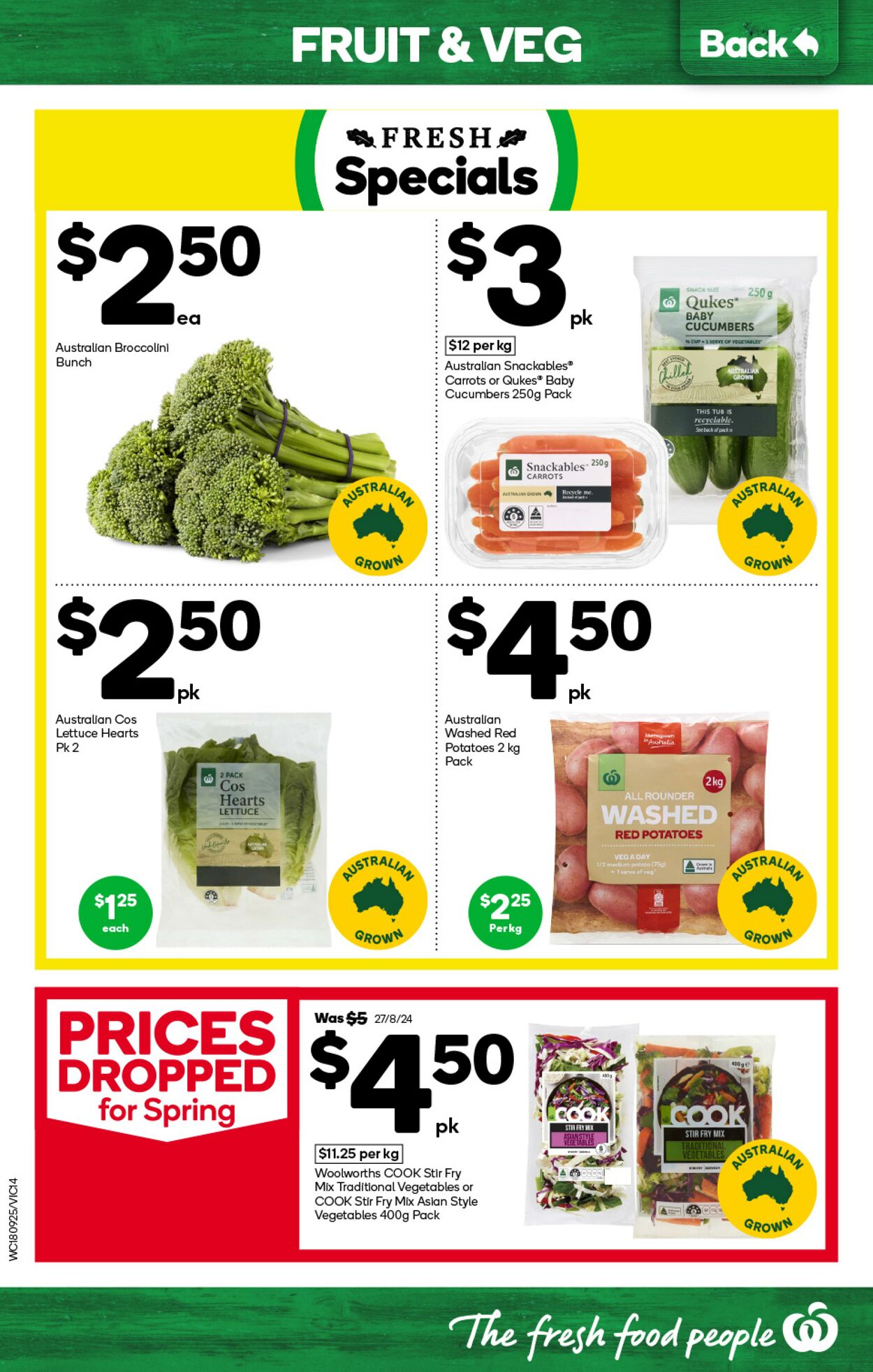 Catalogue Woolworths 18.09.2024 - 24.09.2024