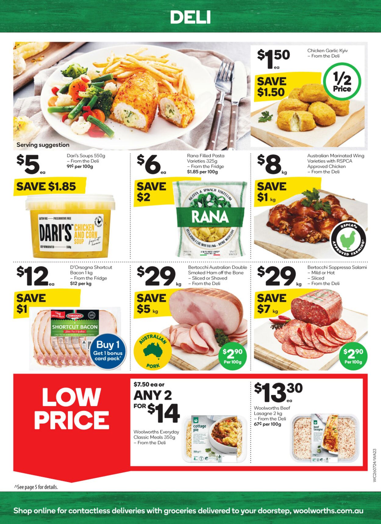 Catalogue Woolworths 26.07.2023 - 01.08.2023