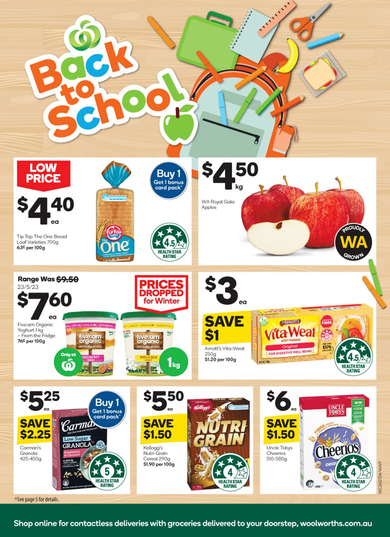 Catalogue Woolworths 26.07.2023 - 01.08.2023