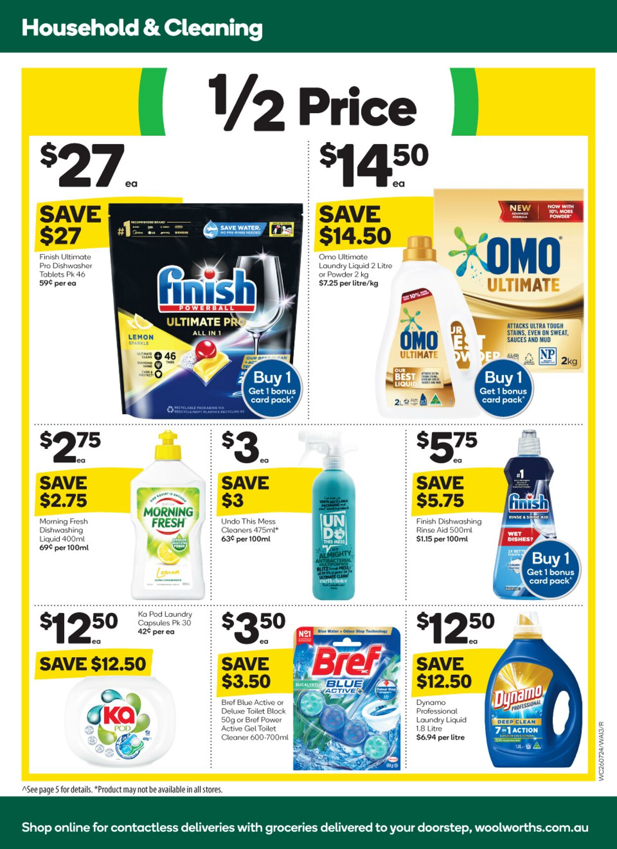 Catalogue Woolworths 26.07.2023 - 01.08.2023