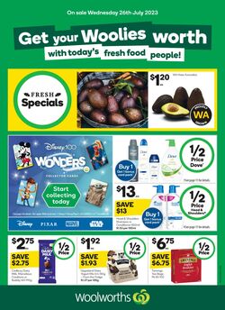 Catalogue Woolworths 26.07.2023 - 01.08.2023