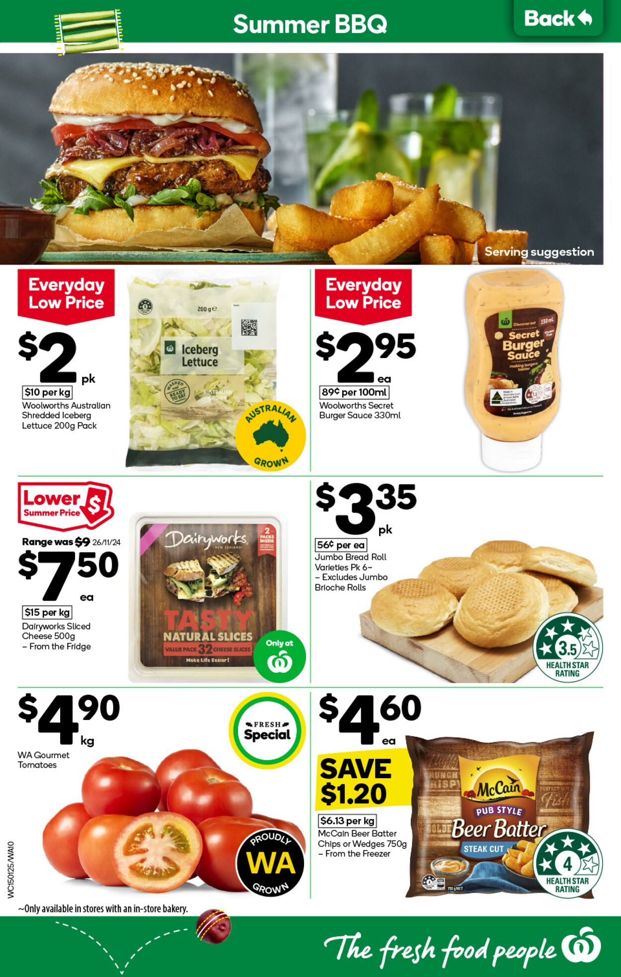 Catalogue Woolworths 15.01.2025 - 21.01.2025