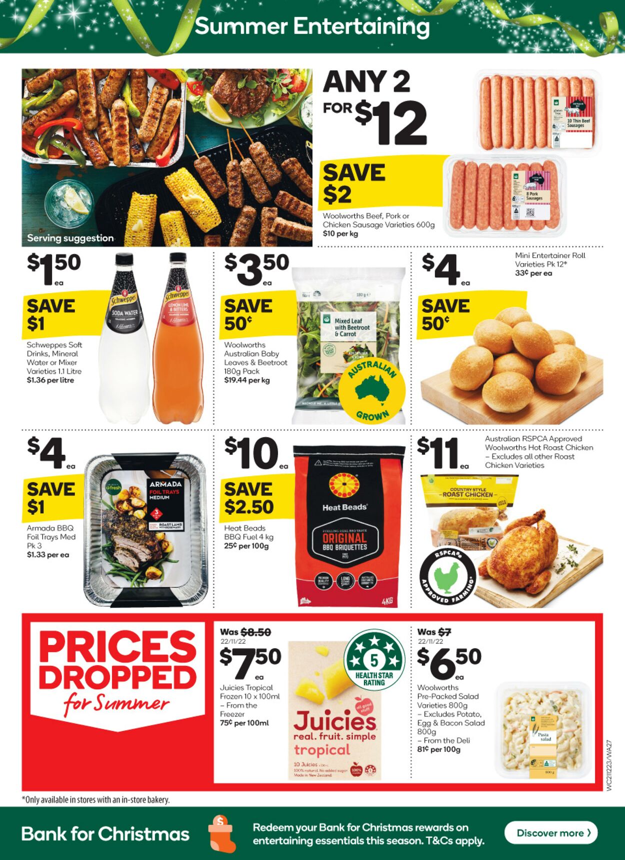 Catalogue Woolworths 21.12.2022 - 27.12.2022