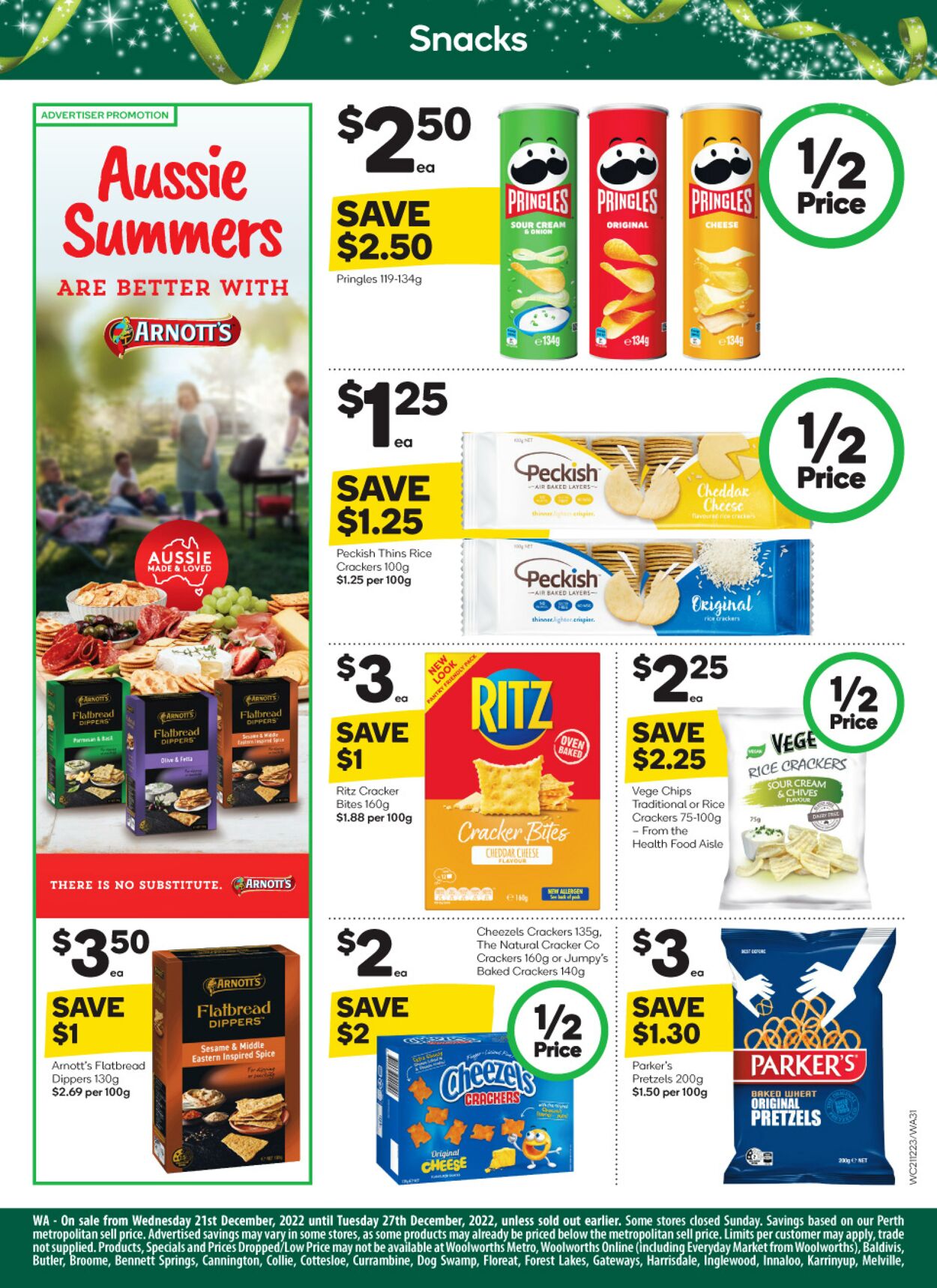 Catalogue Woolworths 21.12.2022 - 27.12.2022