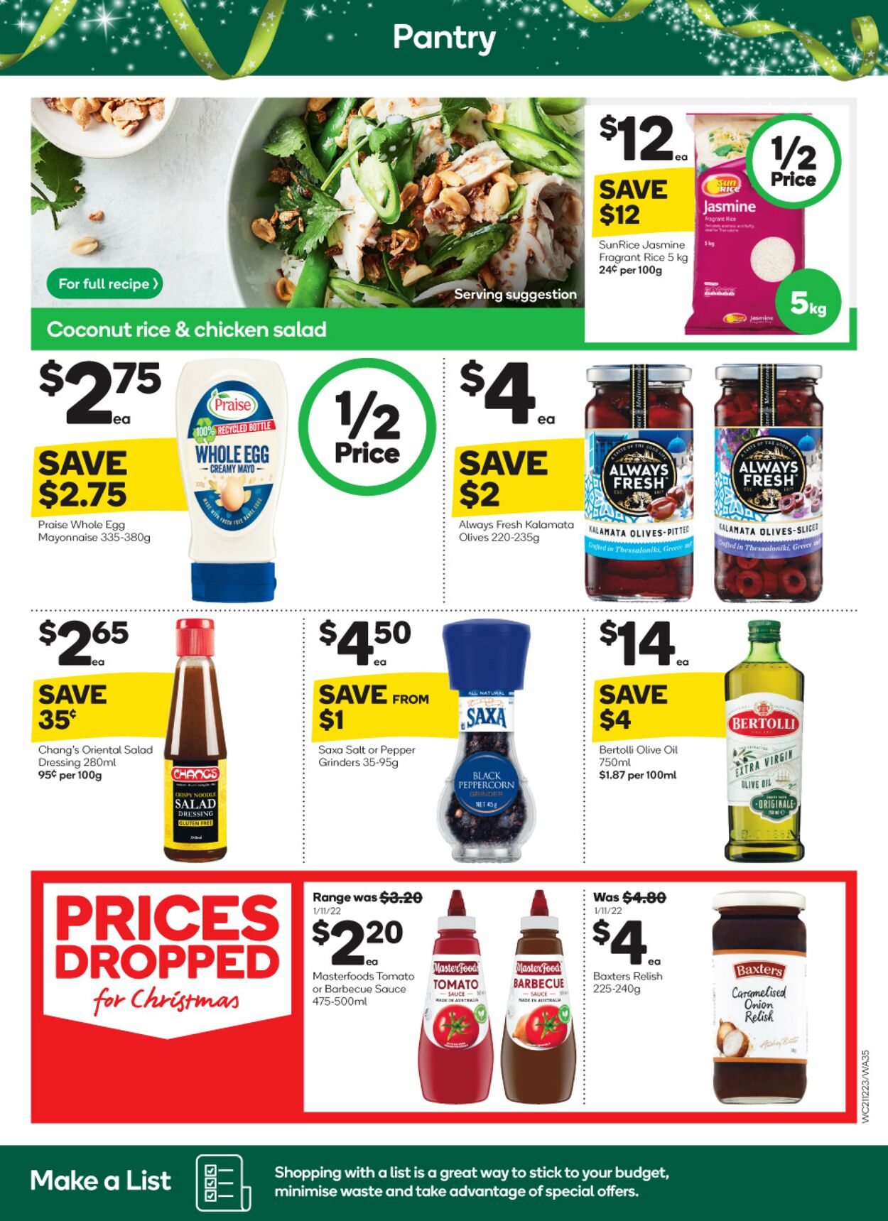 Catalogue Woolworths 21.12.2022 - 27.12.2022