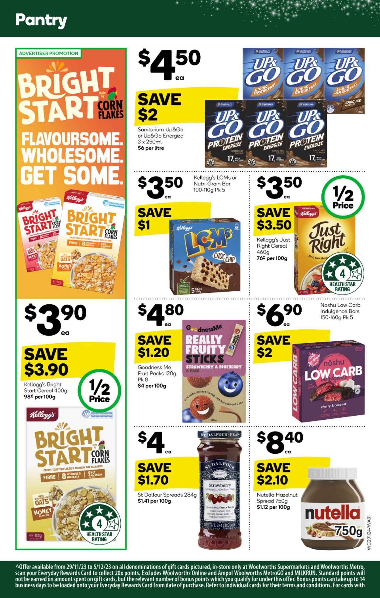 Catalogue Woolworths 29.11.2023 - 05.12.2023