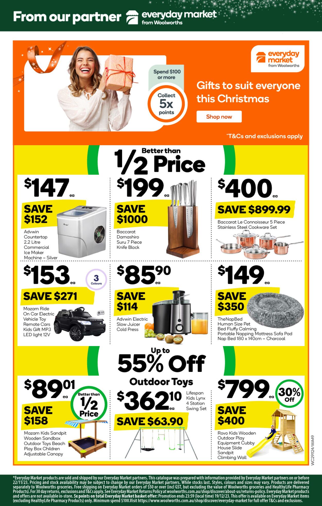 Catalogue Woolworths 29.11.2023 - 05.12.2023