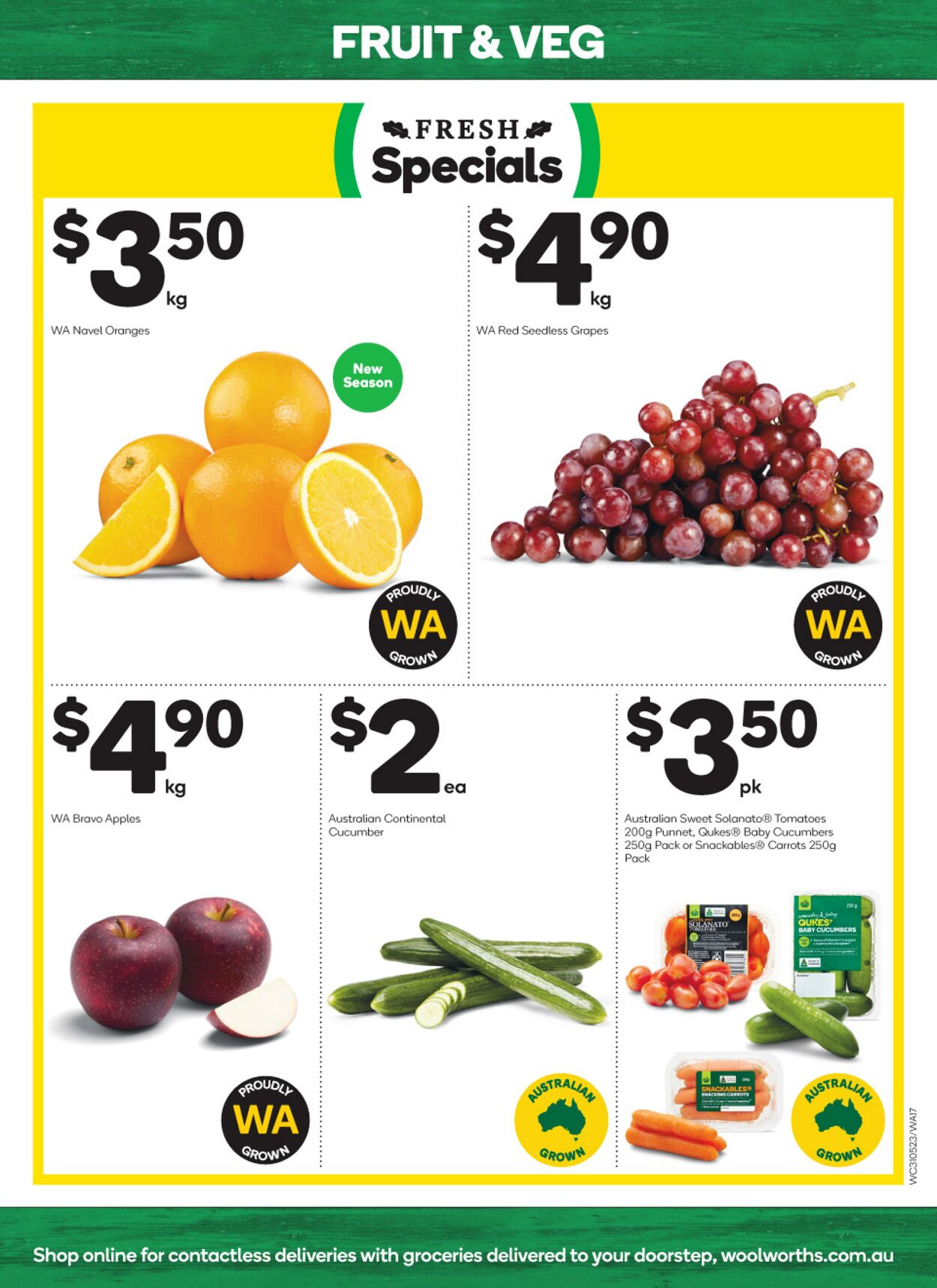 Catalogue Woolworths 31.05.2023 - 06.06.2023