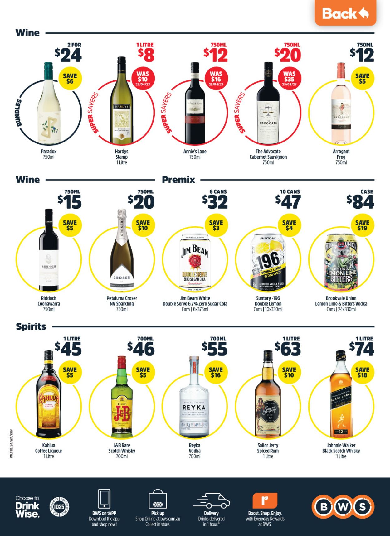 Catalogue Woolworths 19.07.2023 - 25.07.2023