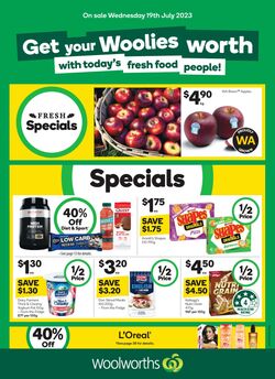Catalogue Woolworths 19.07.2023 - 25.07.2023
