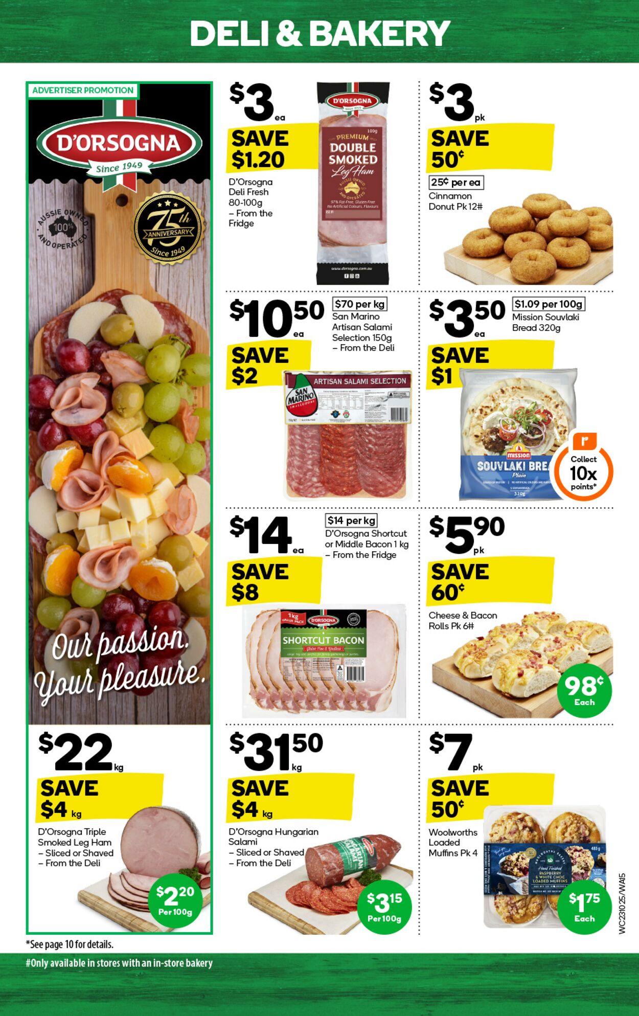 Catalogue Woolworths 23.10.2024 - 29.10.2024