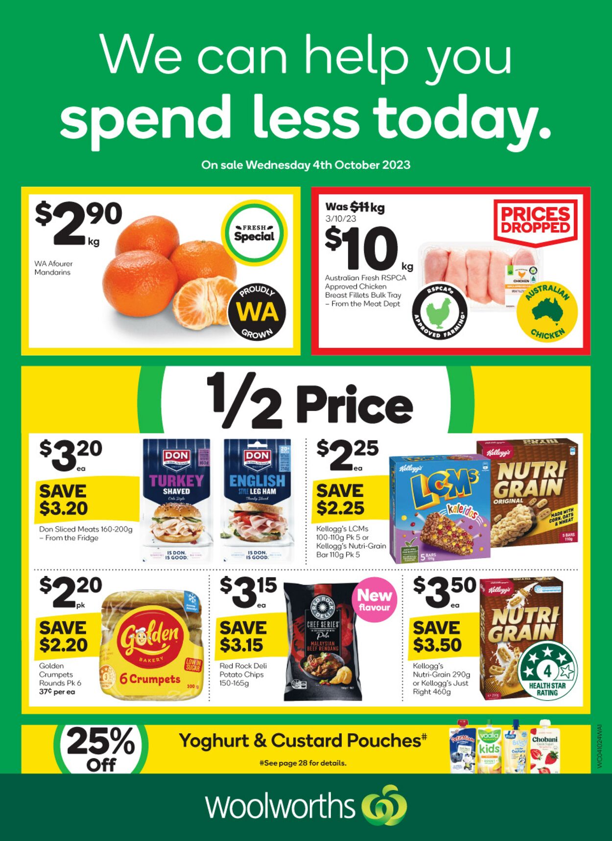 Catalogue Woolworths 04.10.2023 - 10.10.2023