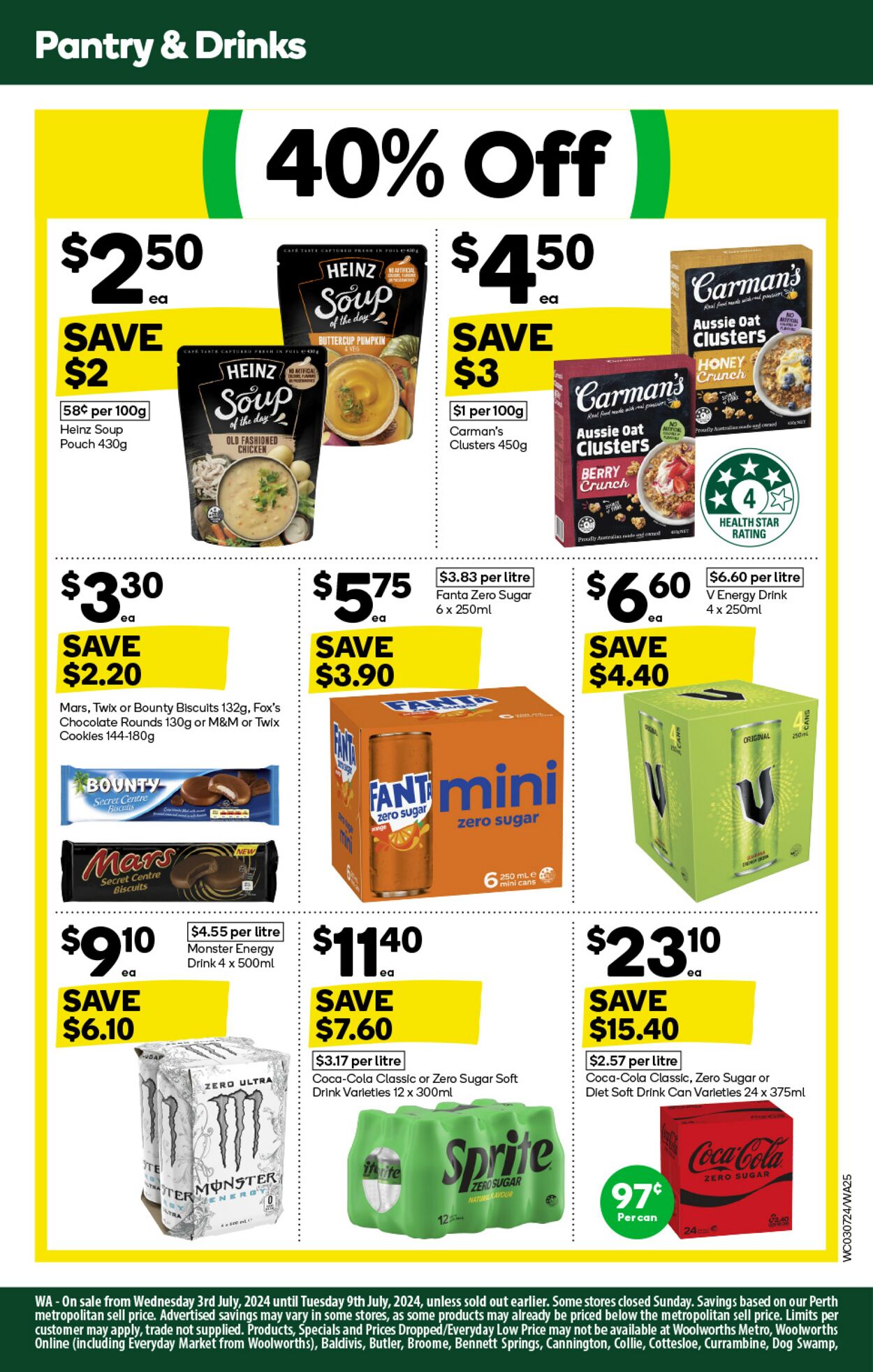 Catalogue Woolworths 03.07.2024 - 09.07.2024