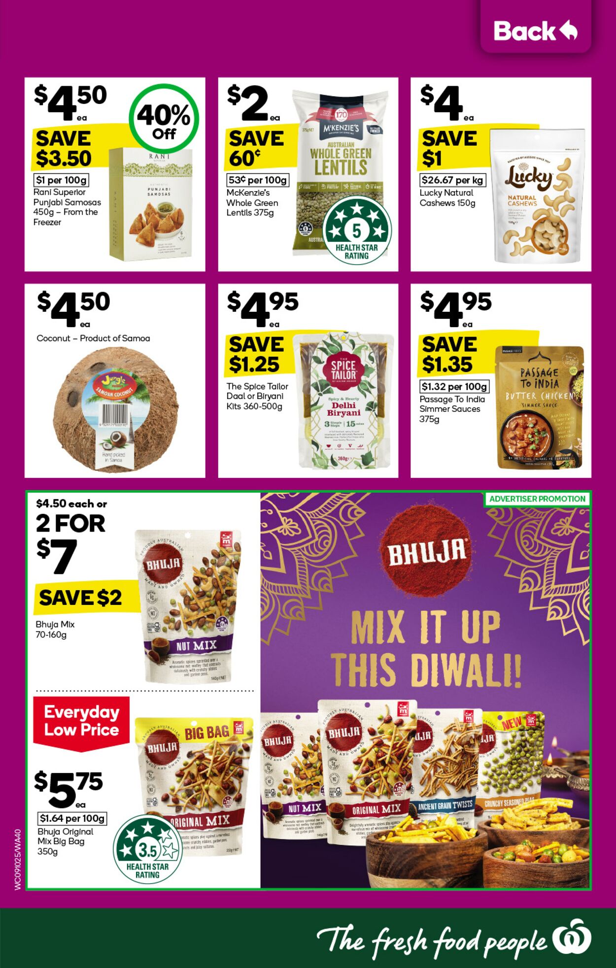 Catalogue Woolworths 09.10.2024 - 15.10.2024