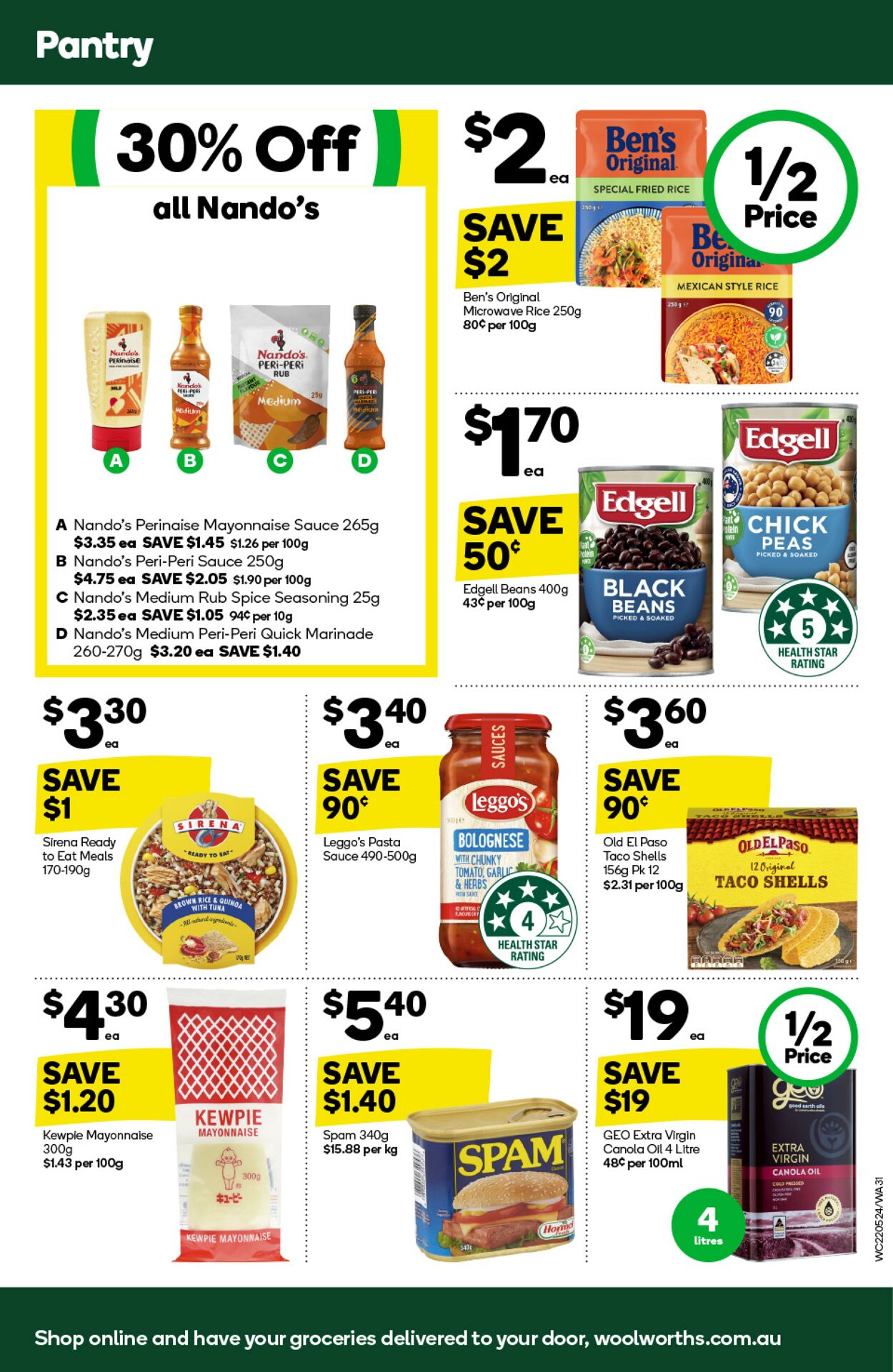 Catalogue Woolworths 22.05.2024 - 28.05.2024