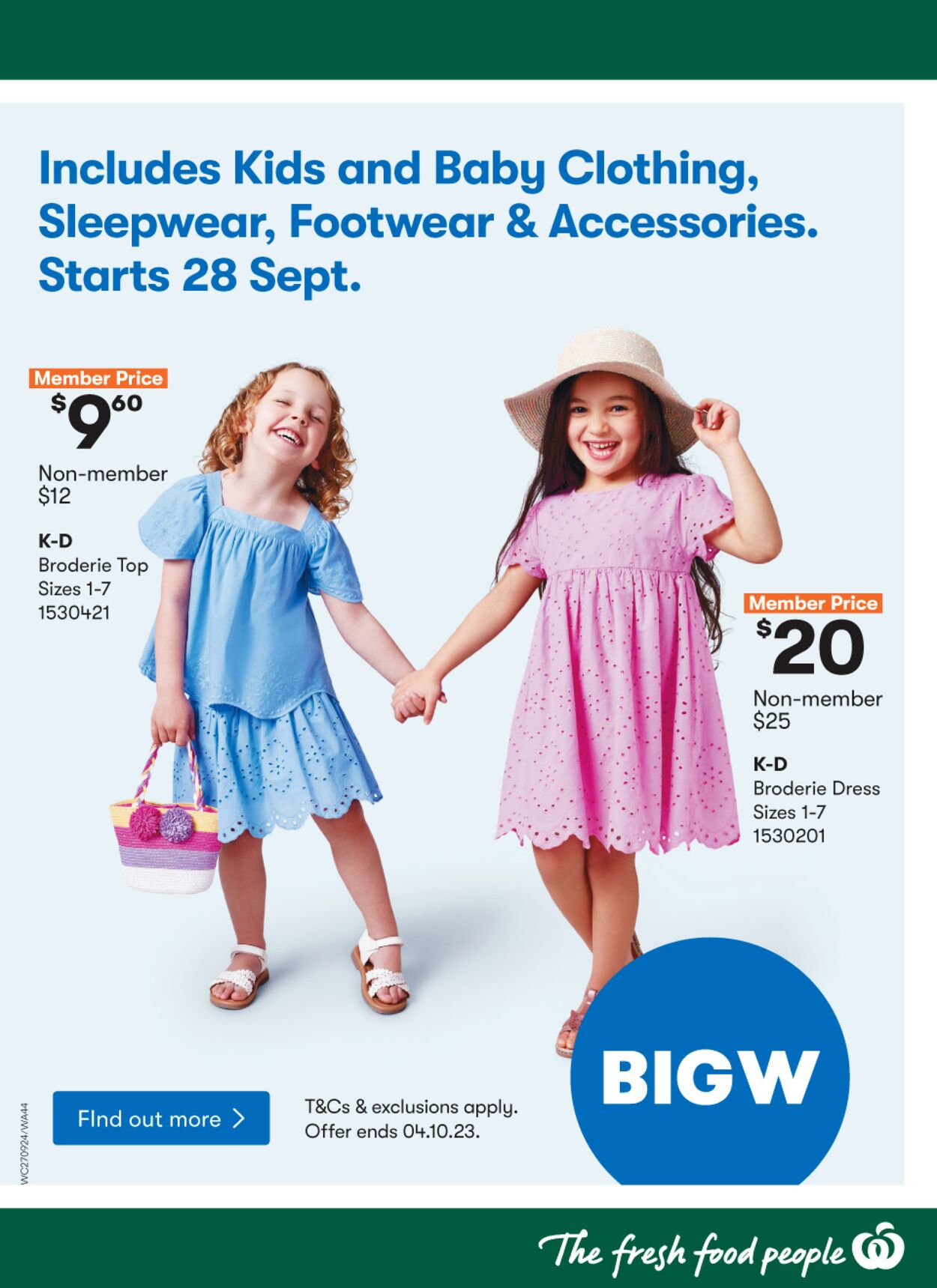 Catalogue Woolworths 27.09.2023 - 03.10.2023