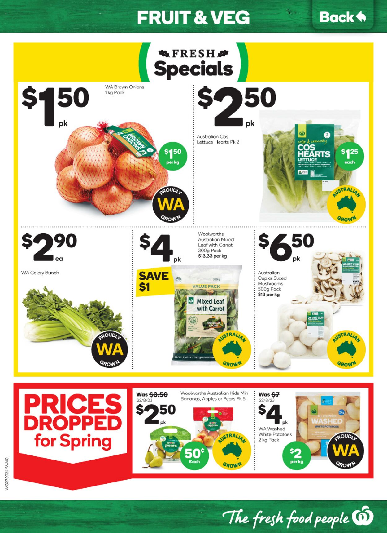 Catalogue Woolworths 27.09.2023 - 03.10.2023