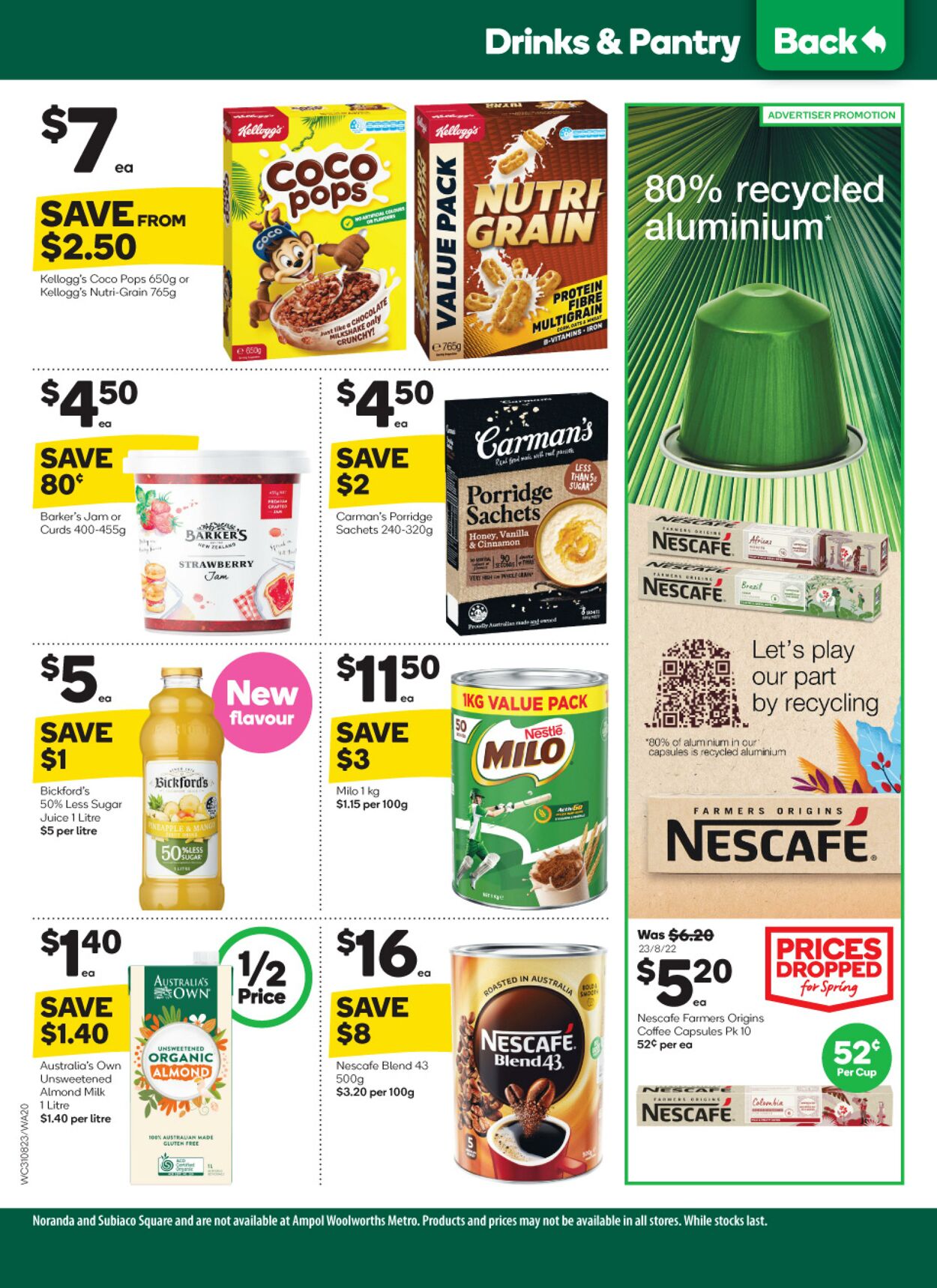 Catalogue Woolworths 31.08.2022 - 06.09.2022