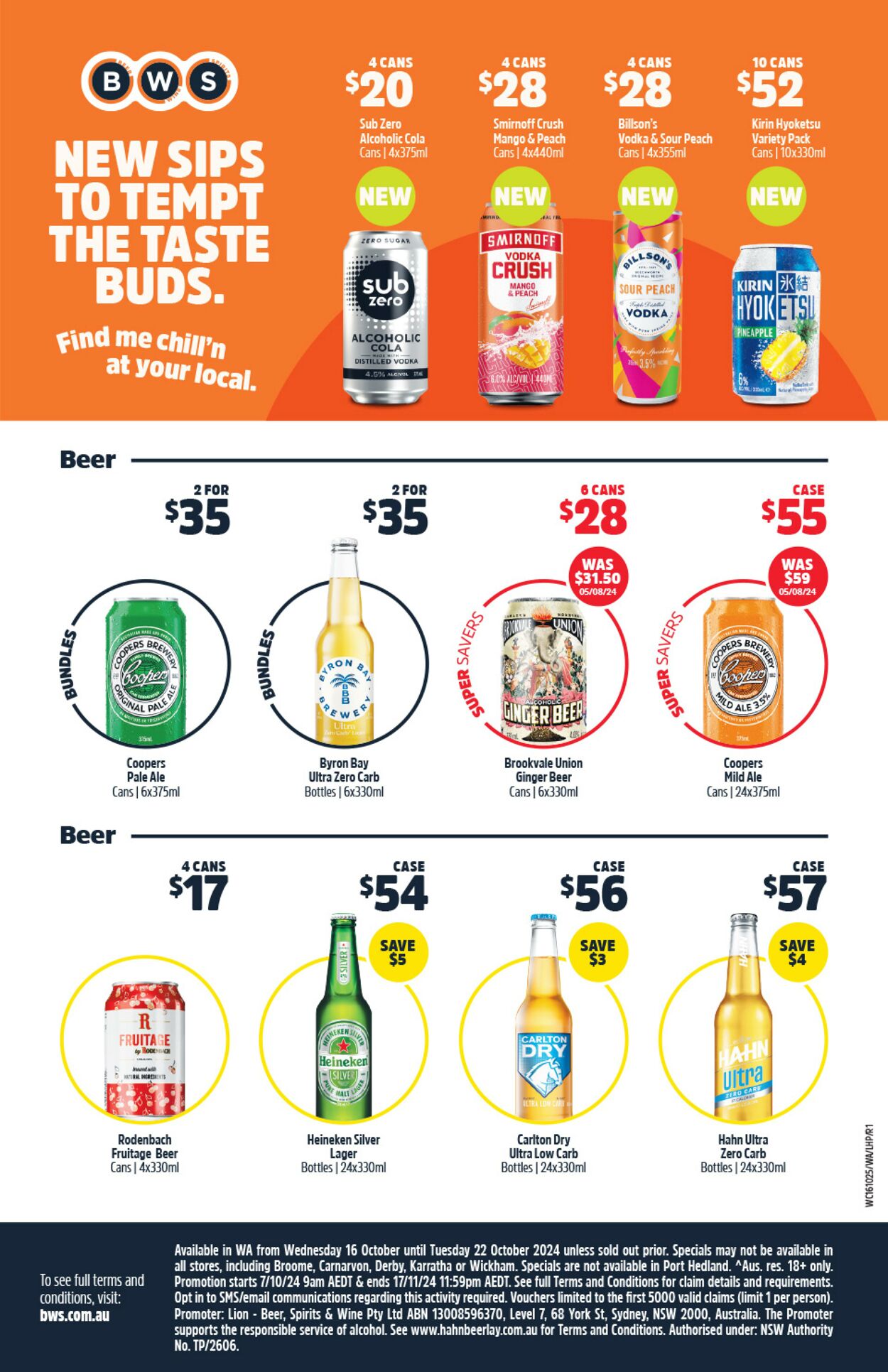 Catalogue Woolworths 16.10.2024 - 22.10.2024