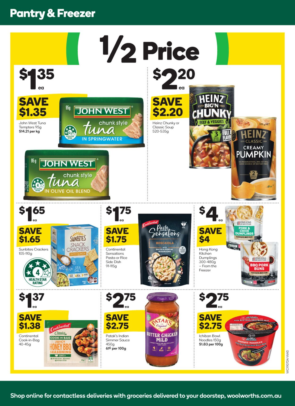 Catalogue Woolworths 19.07.2023 - 25.07.2023