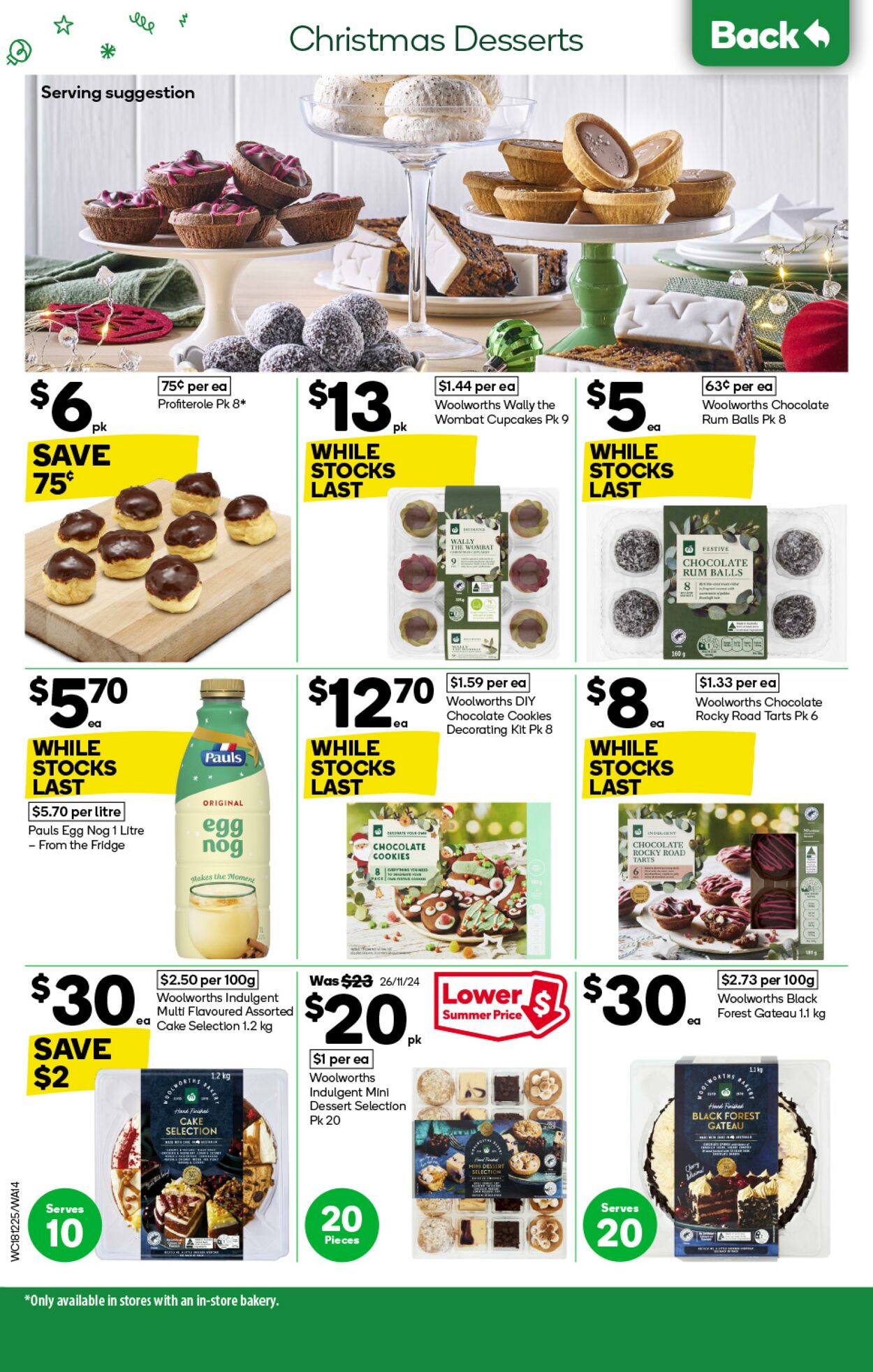 Catalogue Woolworths 18.12.2024 - 24.12.2024