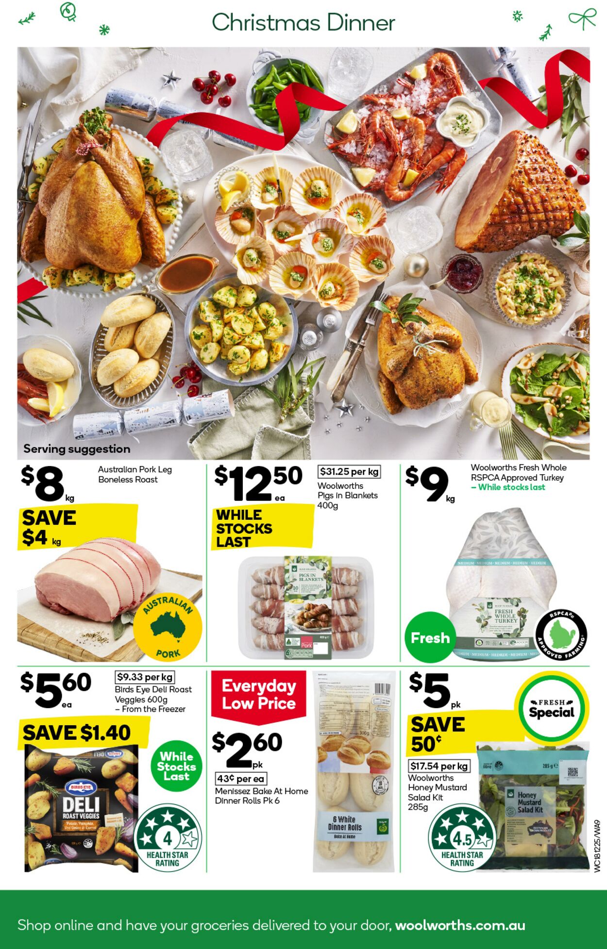 Catalogue Woolworths 18.12.2024 - 24.12.2024