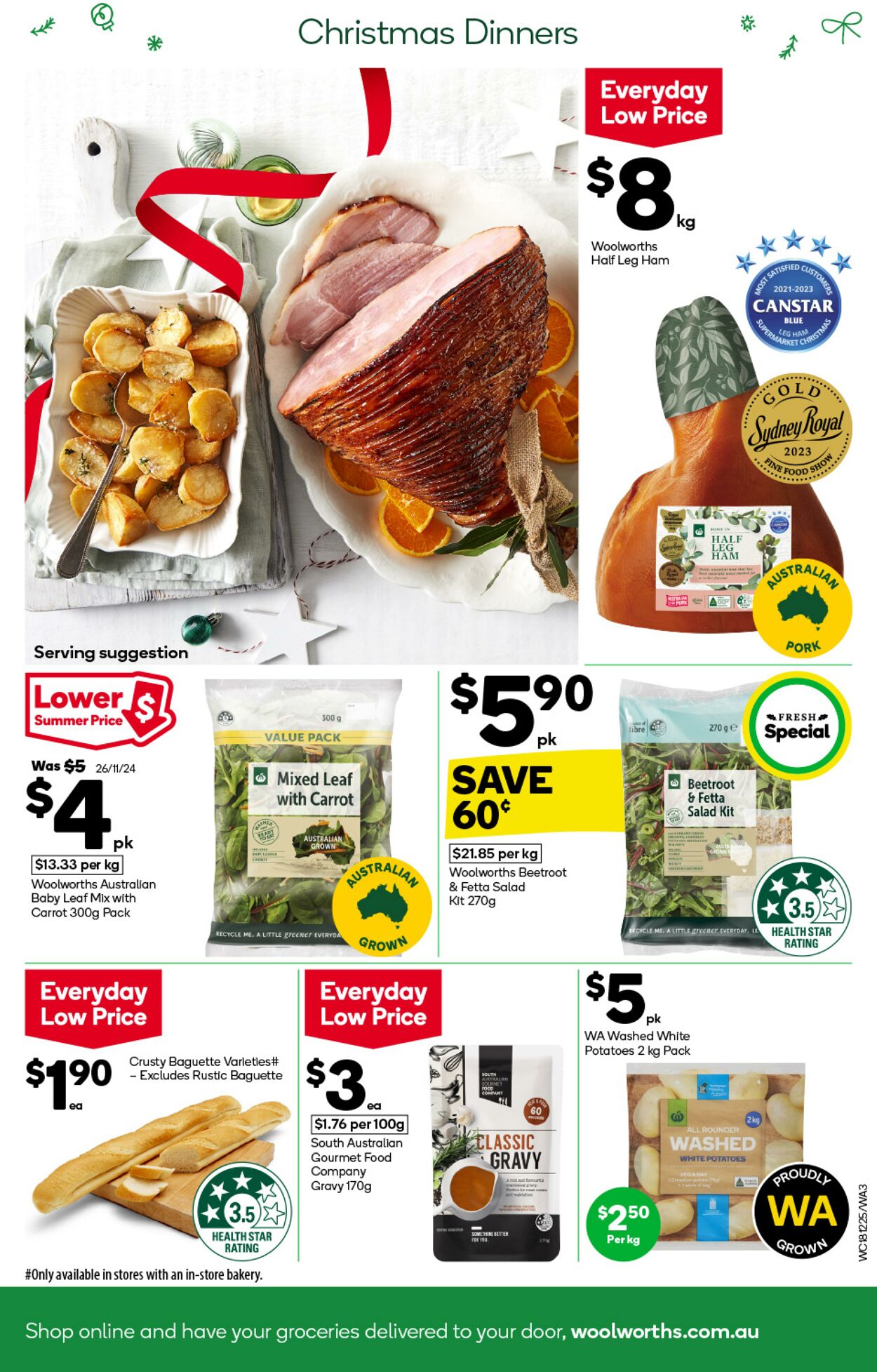 Catalogue Woolworths 18.12.2024 - 24.12.2024