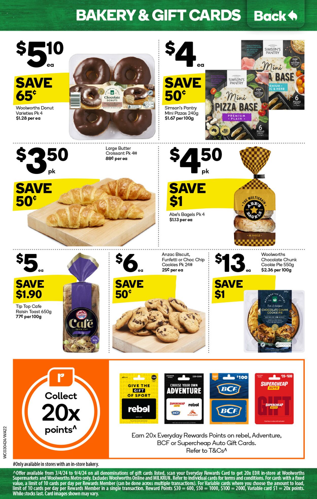 Catalogue Woolworths 03.04.2024 - 09.04.2024