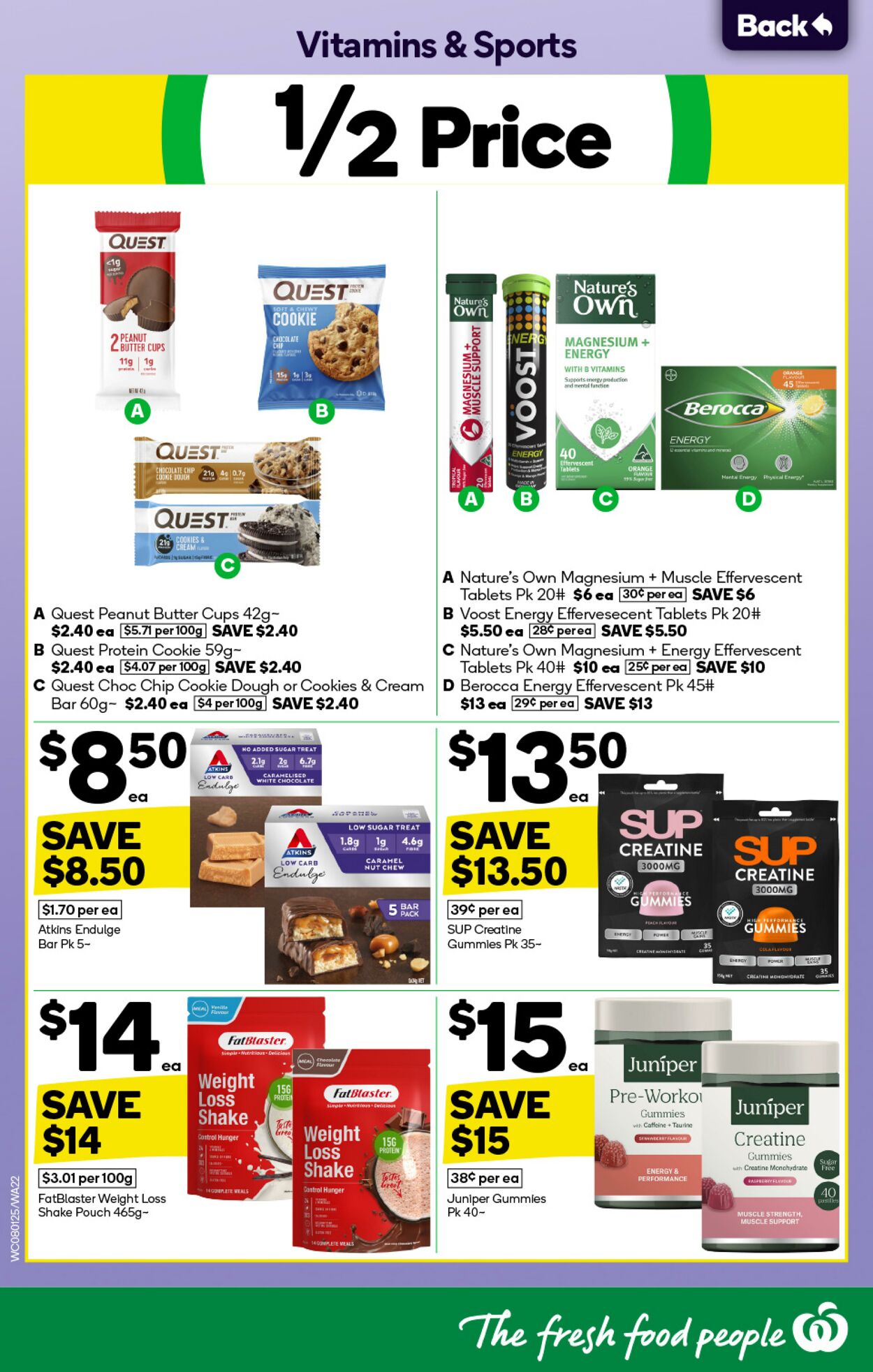 Catalogue Woolworths 08.01.2025 - 14.01.2025