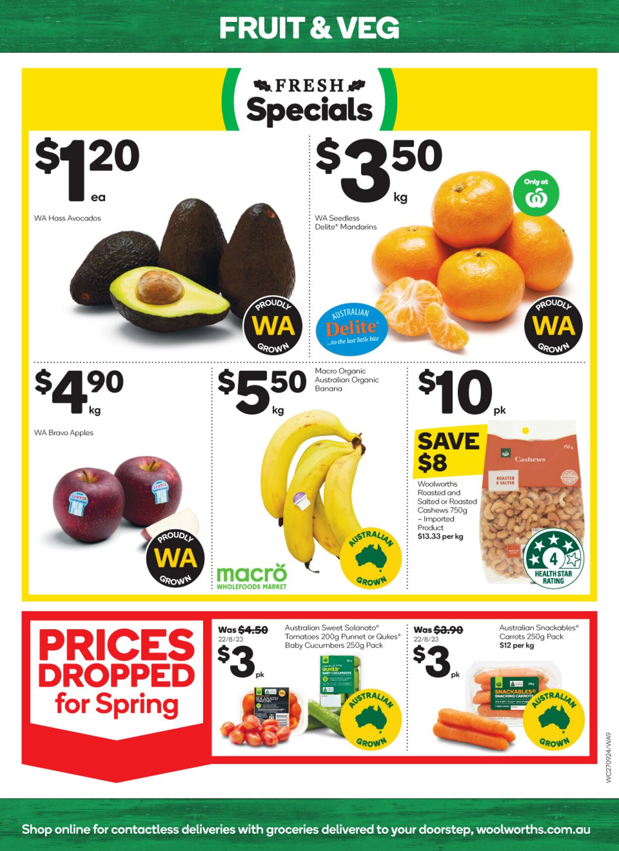 Catalogue Woolworths 27.09.2023 - 03.10.2023