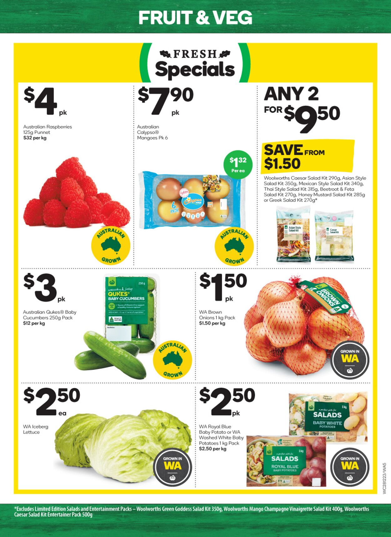 Catalogue Woolworths 28.12.2022 - 03.01.2023