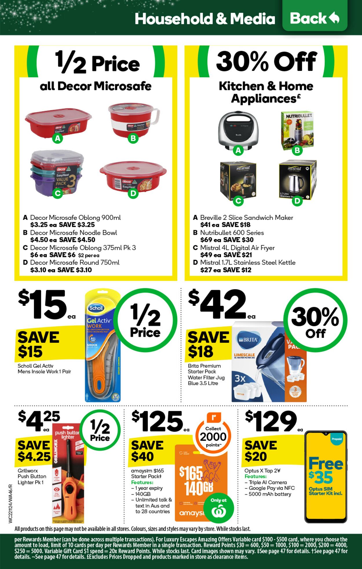 Catalogue Woolworths 22.11.2023 - 28.11.2023