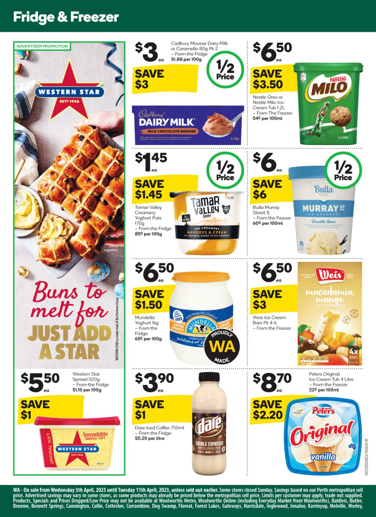 Catalogue Woolworths 05.04.2023 - 11.04.2023