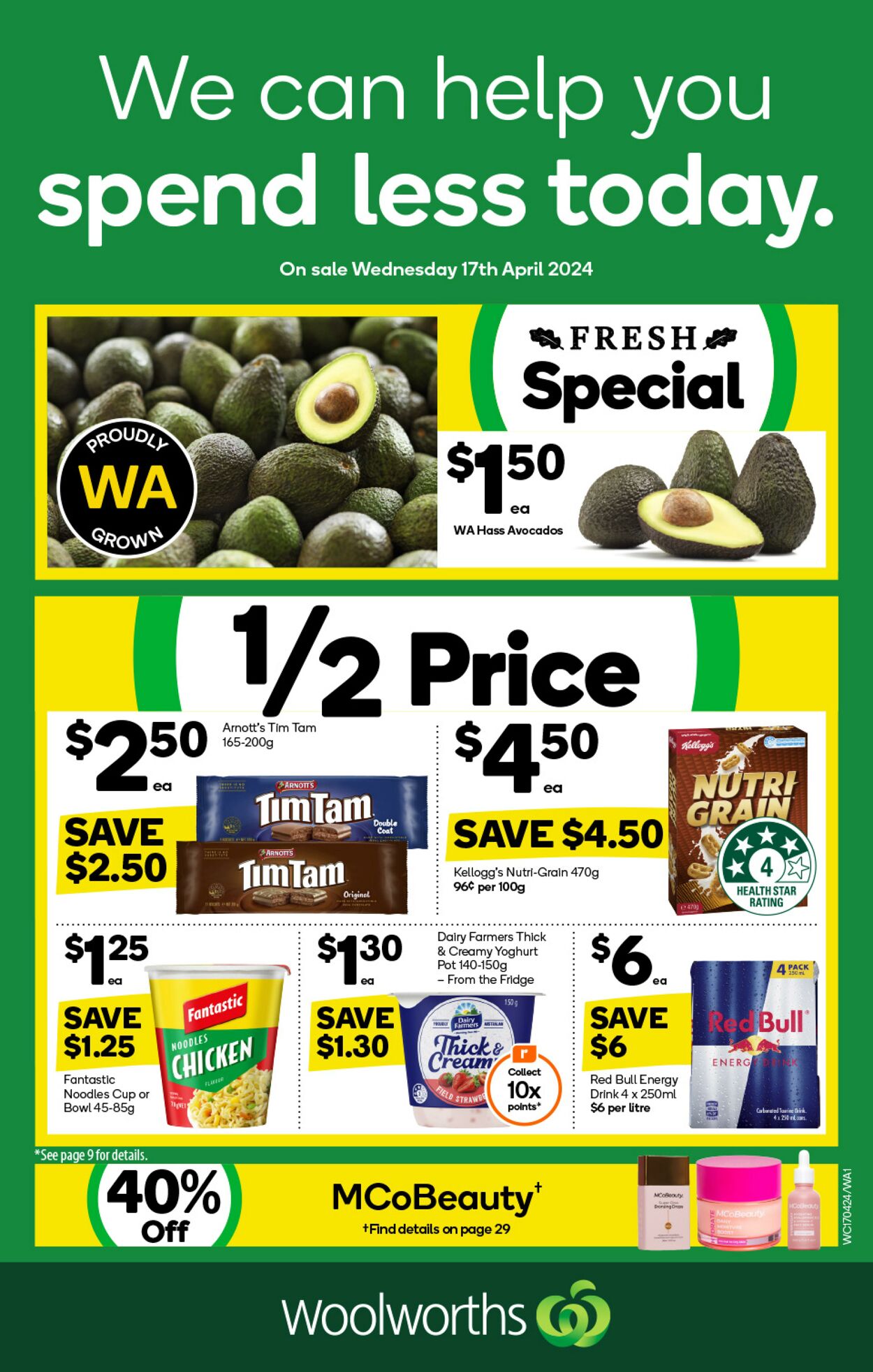 Catalogue Woolworths - Weekly Specials Catalogue WA 17 Apr, 2024 - 23 Apr, 2024